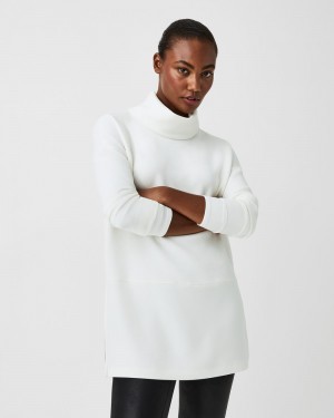 Spanx AirEssentials Turtleneck Tunic White | ZXJOYBD-03