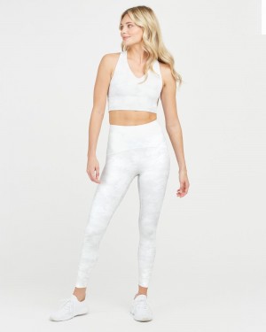 Spanx Booty Boost® Active Camo 7/8 Leggings White Camo | IGYAQXR-50