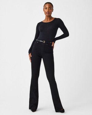 Spanx Flare Jeans Black | FARKTSG-01