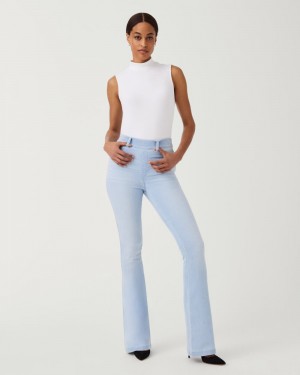 Spanx Flare Jeans Light Wash | YVUERCA-73