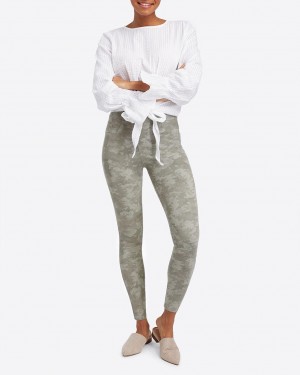 Spanx Jean-ish® Ankle Leggings Camo | RKBPOSJ-56