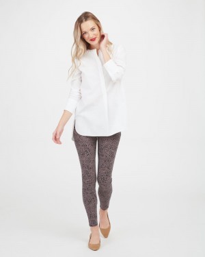 Spanx Jean-ish® Ankle Leggings Leopard | VNQPIHT-76