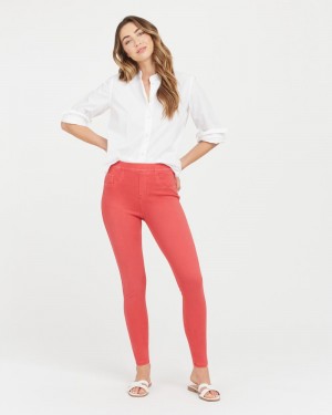 Spanx Jean-ish® Ankle Leggings Red | XYPLWOF-96