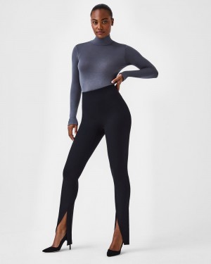 Spanx The Perfect Front Slit Skinny Black | BJTFOZU-75