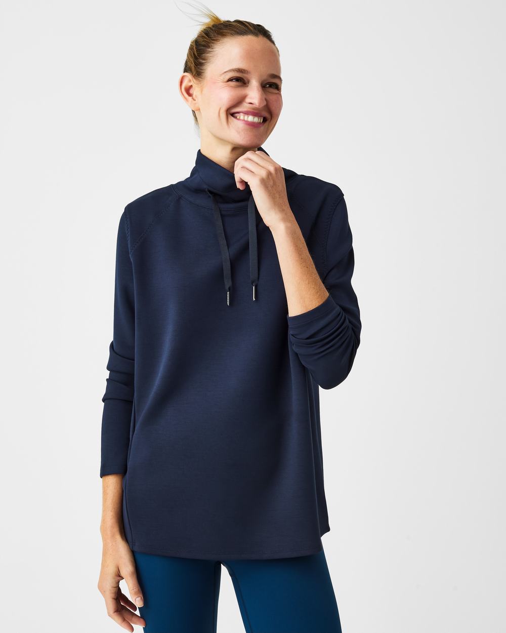 Spanx AirEssentials ‘Got-Ya-Covered’ Pullover Navy | HDMSPFQ-31