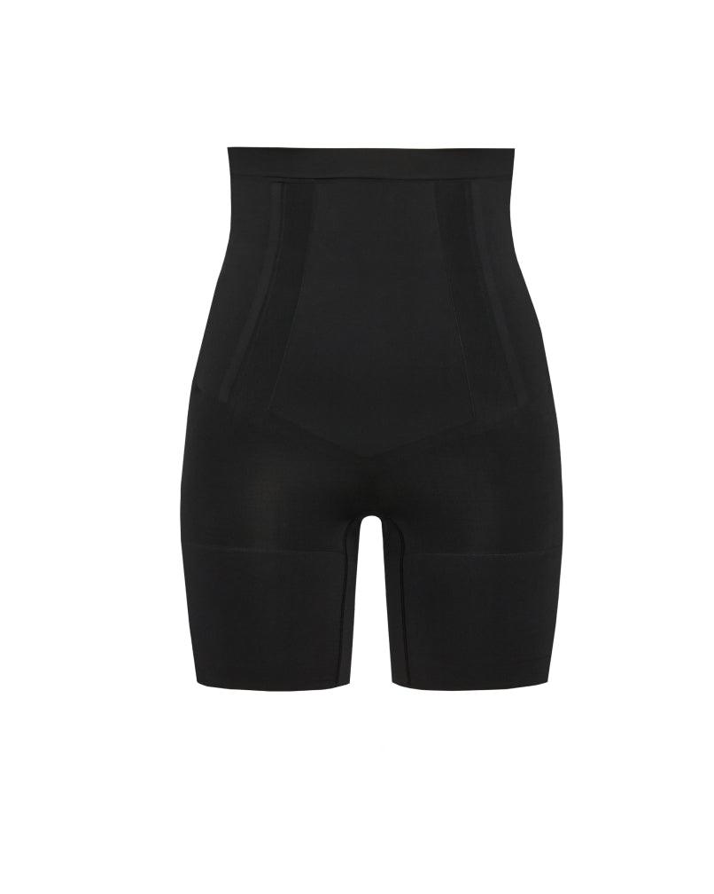 Spanx OnCore High-Waisted Mid-Thigh Short Black | UAIXGOM-67