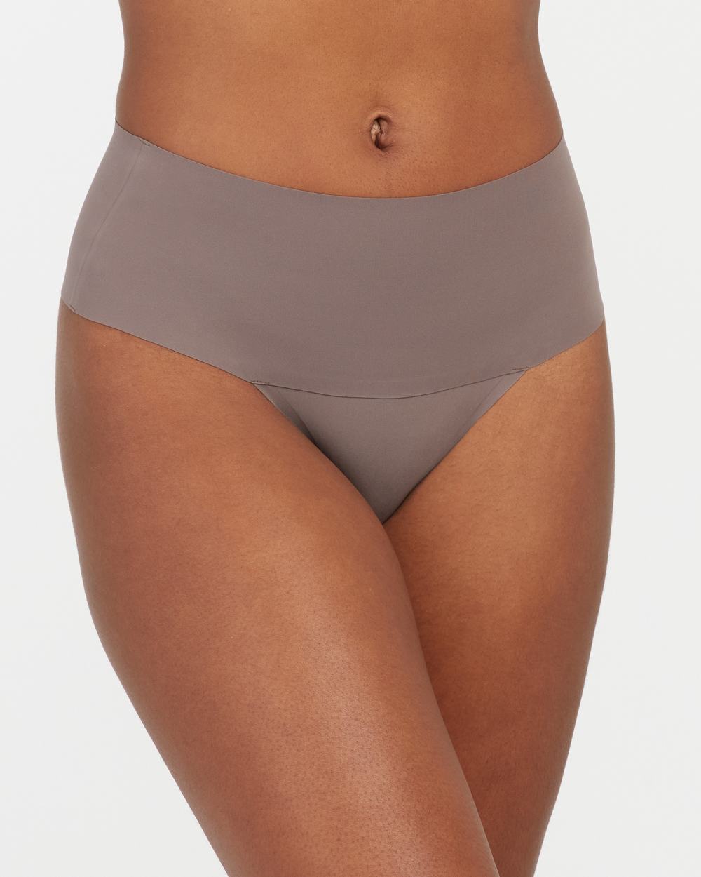 Spanx Undie-tectable® Thong Brown Grey | VIEMWTR-21