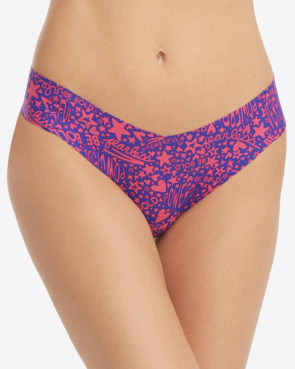 Spanx Under Statements® Thong Blue/Rose | SUGYEFN-82