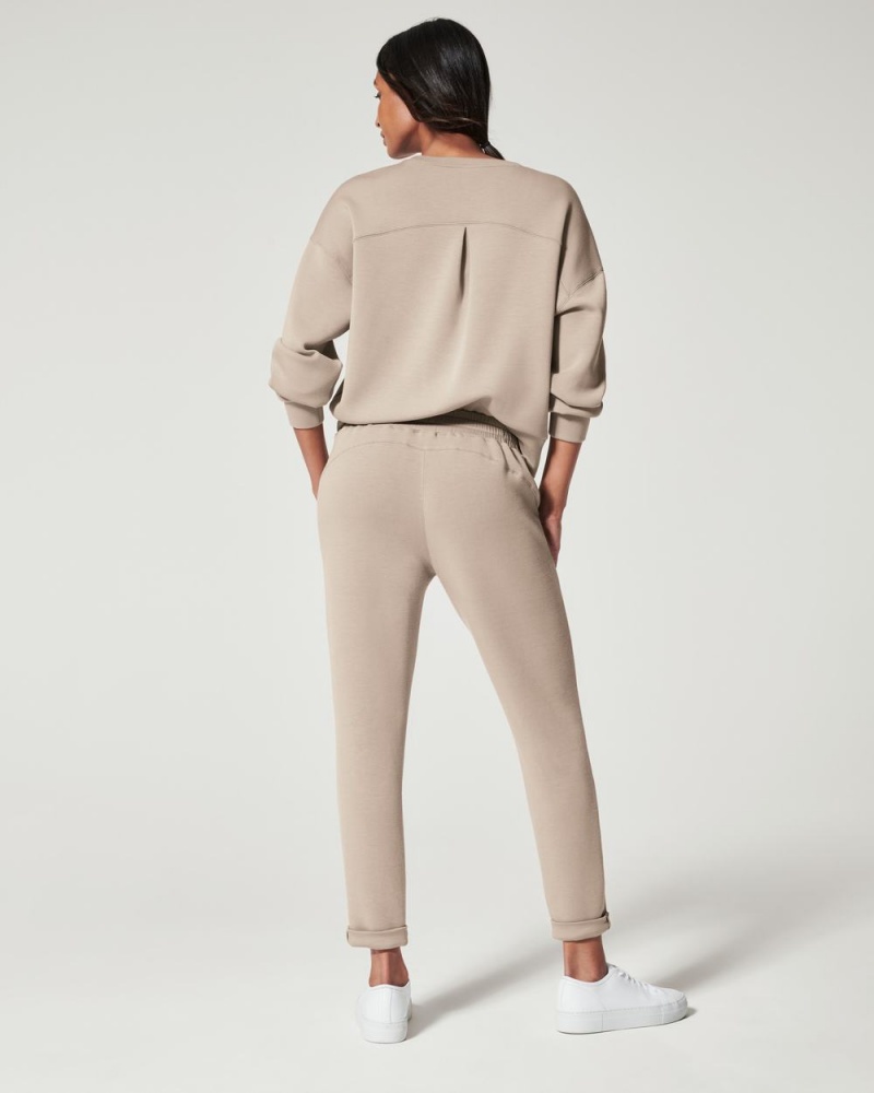 Spanx AirEssentials Tapered Pant Beige | ASZKDER-07