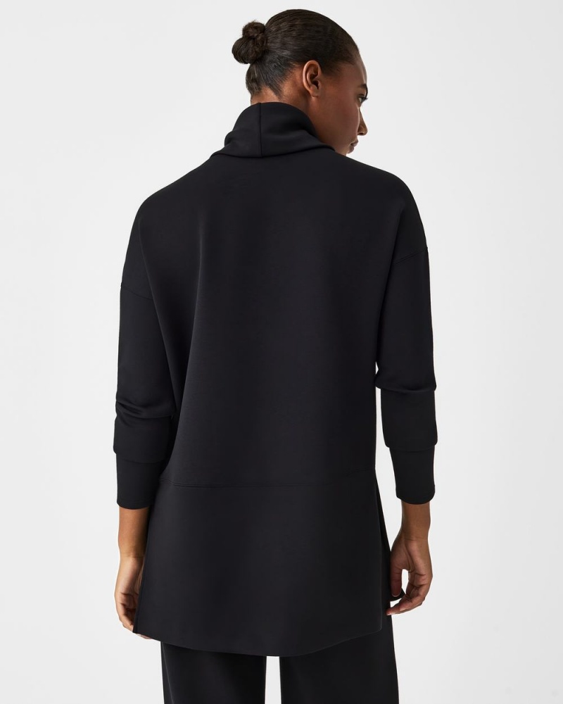 Spanx AirEssentials Turtleneck Tunic Black | FYCNEDR-40