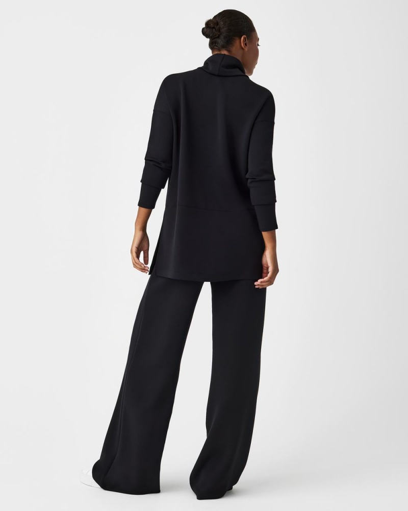 Spanx AirEssentials Turtleneck Tunic Black | FYCNEDR-40