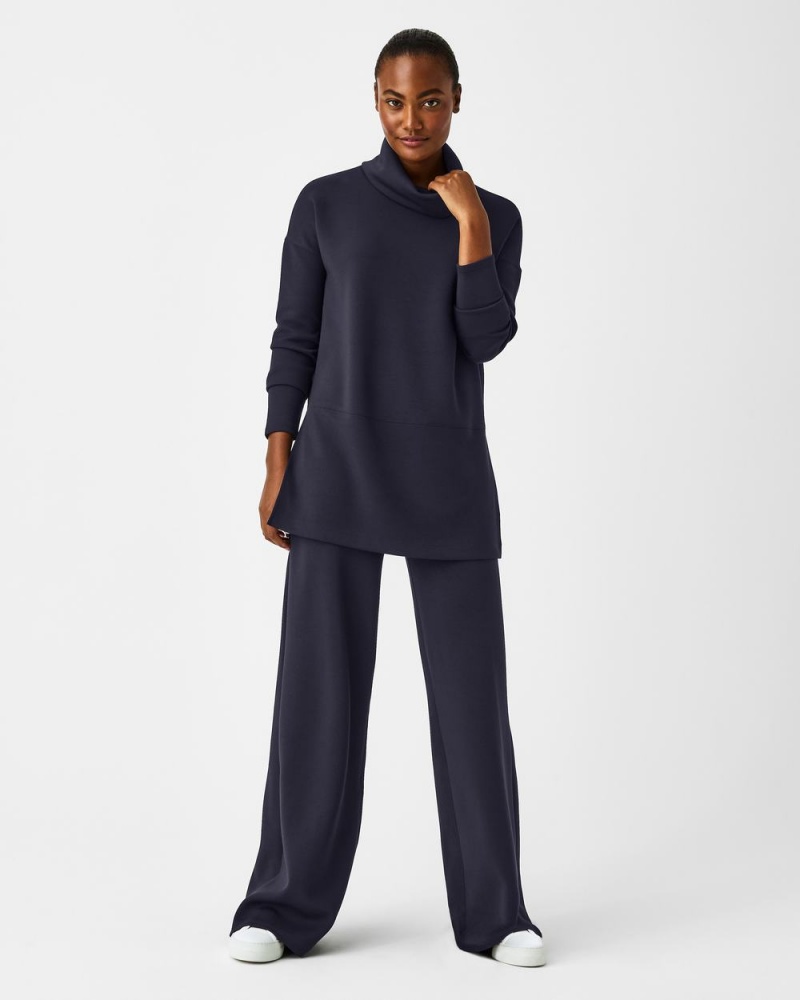 Spanx AirEssentials Turtleneck Tunic Navy | JVETPDQ-91