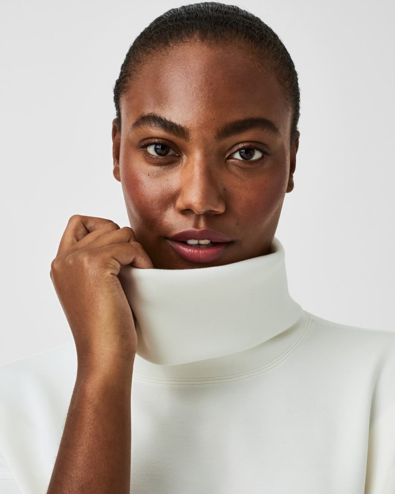 Spanx AirEssentials Turtleneck Tunic White | ZXJOYBD-03