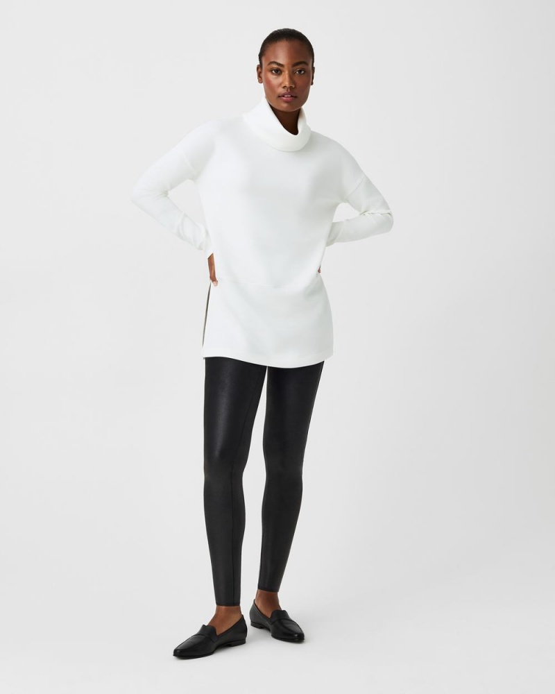 Spanx AirEssentials Turtleneck Tunic White | ZXJOYBD-03