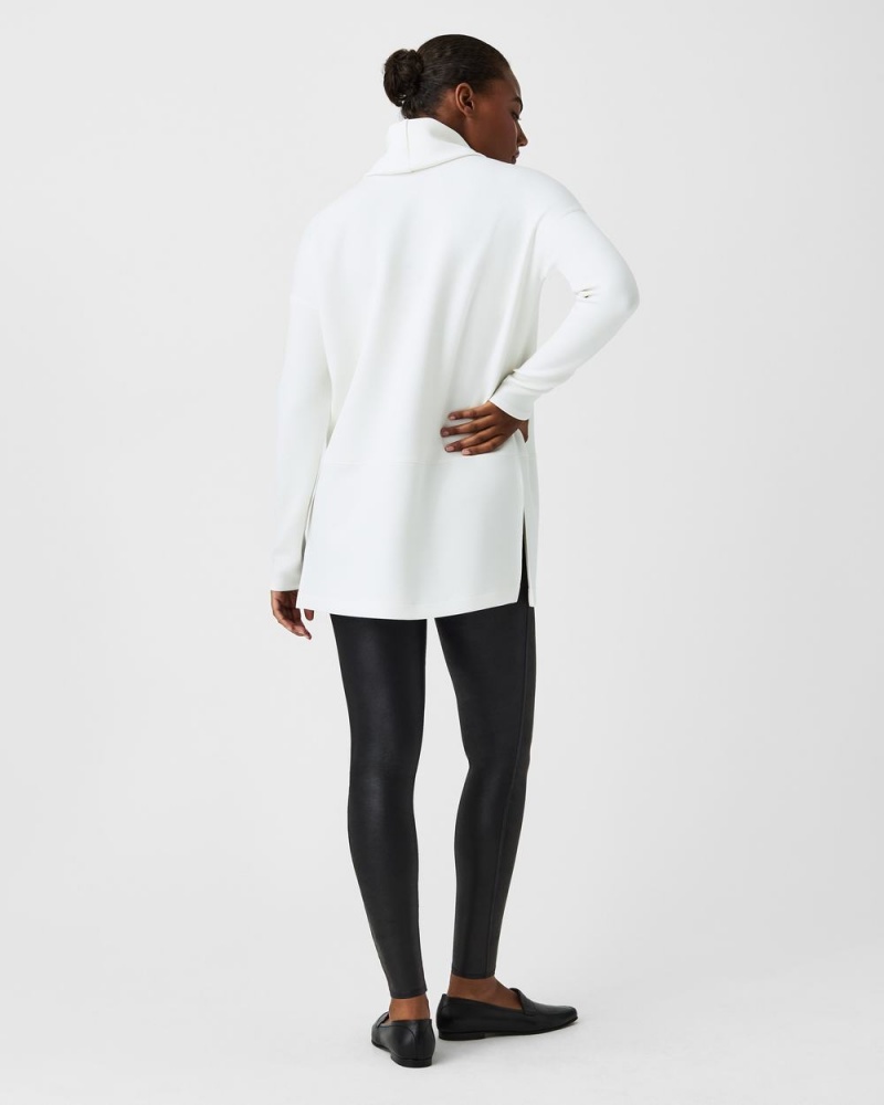 Spanx AirEssentials Turtleneck Tunic White | ZXJOYBD-03