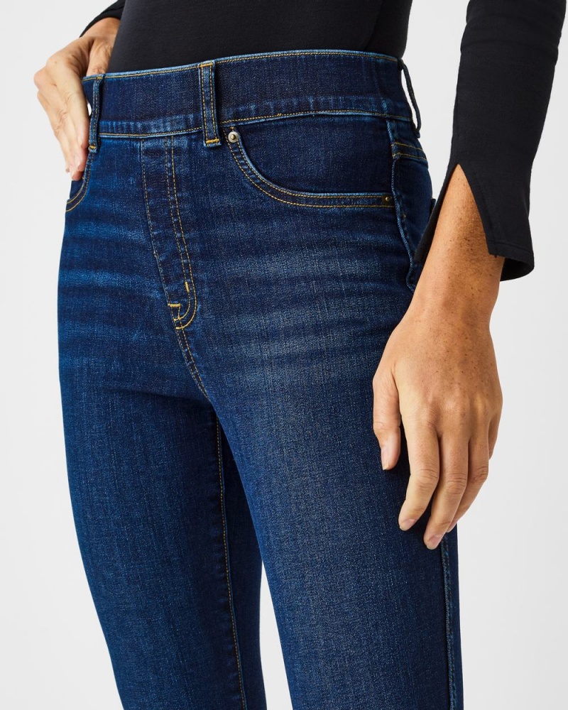 Spanx Ankle Skinny Jeans Midnight Shade | ZIHGTFC-35