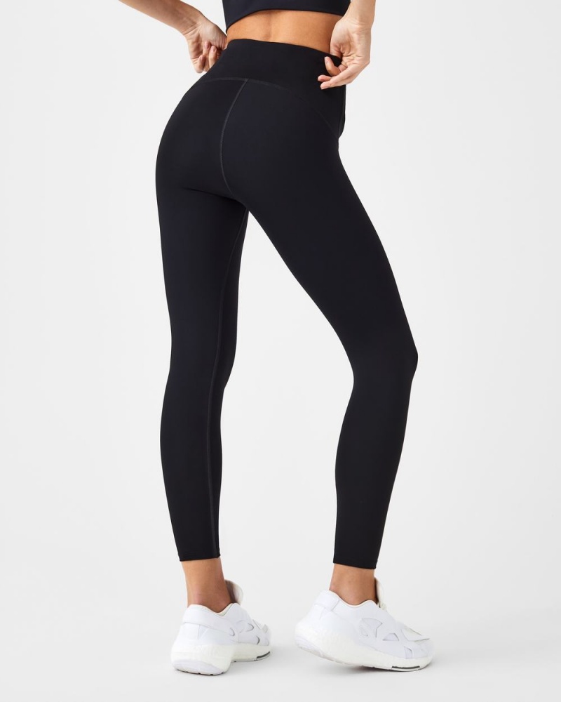 Spanx Booty Boost® Active 7/8 Leggings Black | NTXIVEA-97