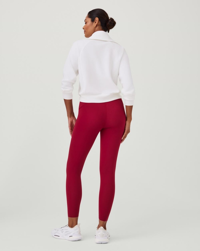 Spanx Booty Boost® Active 7/8 Leggings Red | SQXJPFU-40