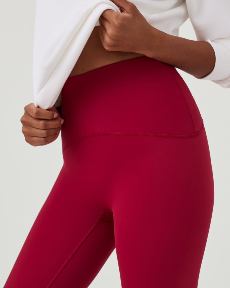 Spanx Booty Boost® Active 7/8 Leggings Red | SQXJPFU-40