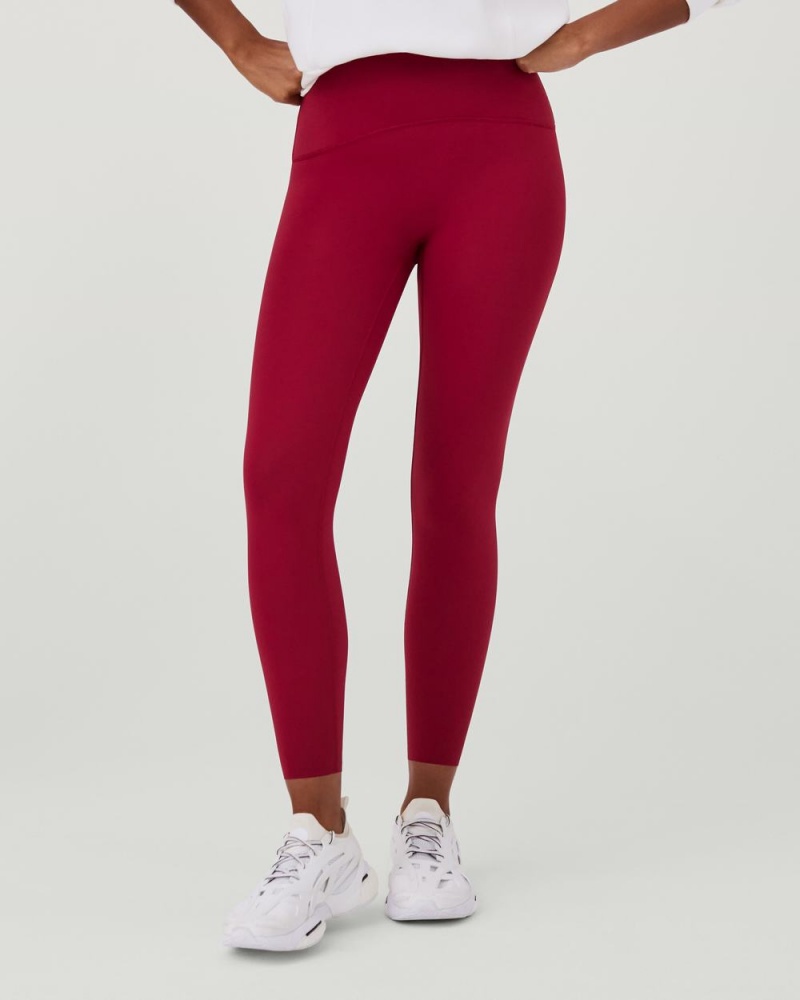 Spanx Booty Boost® Active 7/8 Leggings Red | SQXJPFU-40