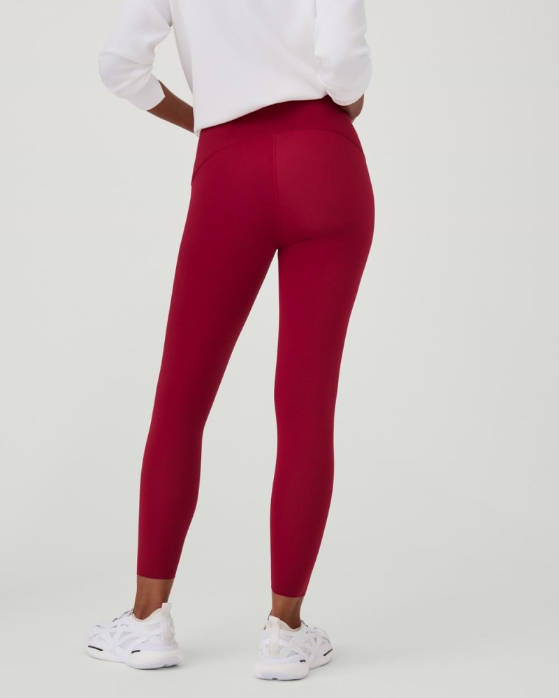 Spanx Booty Boost® Active 7/8 Leggings Red | SQXJPFU-40