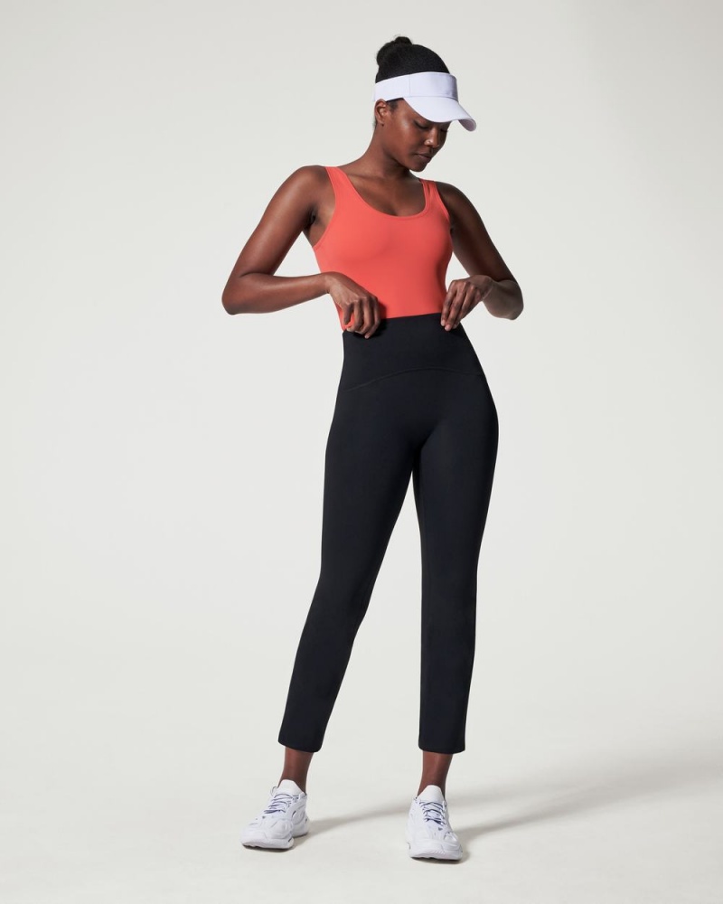 Spanx Booty Boost® Active Ankle Flare Pant Black | SJACUIW-49