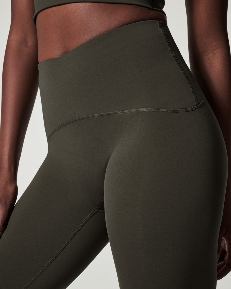 Spanx Booty Boost® Active Ankle Flare Pant Olive | PRSZJIW-31