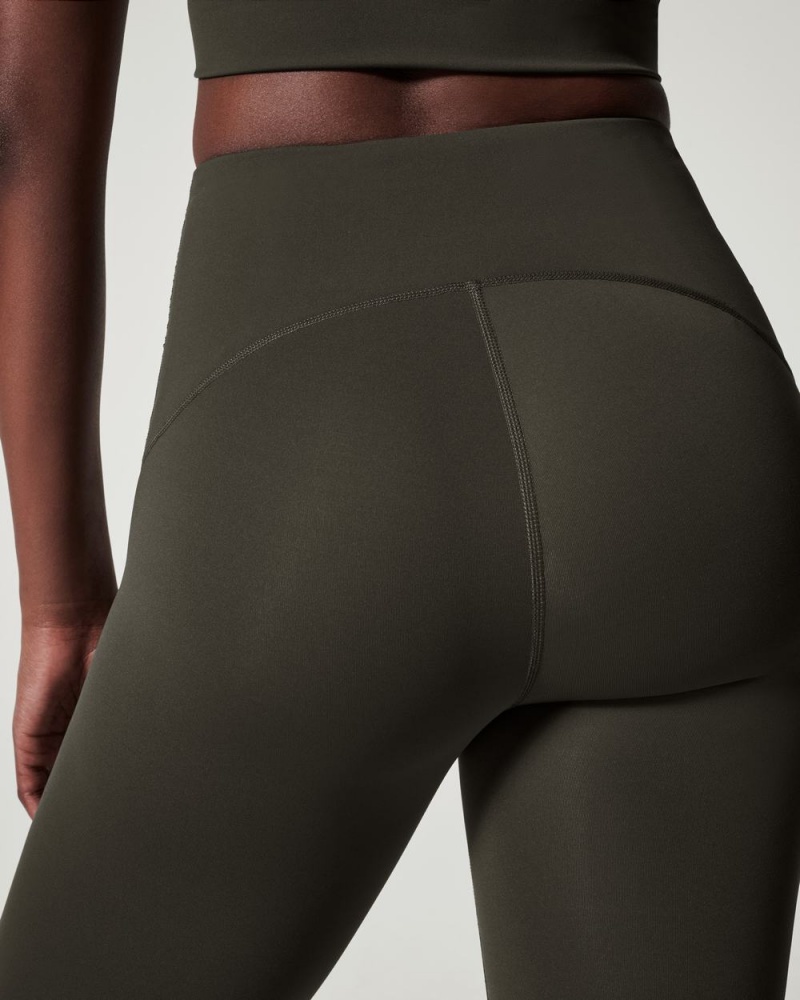 Spanx Booty Boost® Active Ankle Flare Pant Olive | PRSZJIW-31