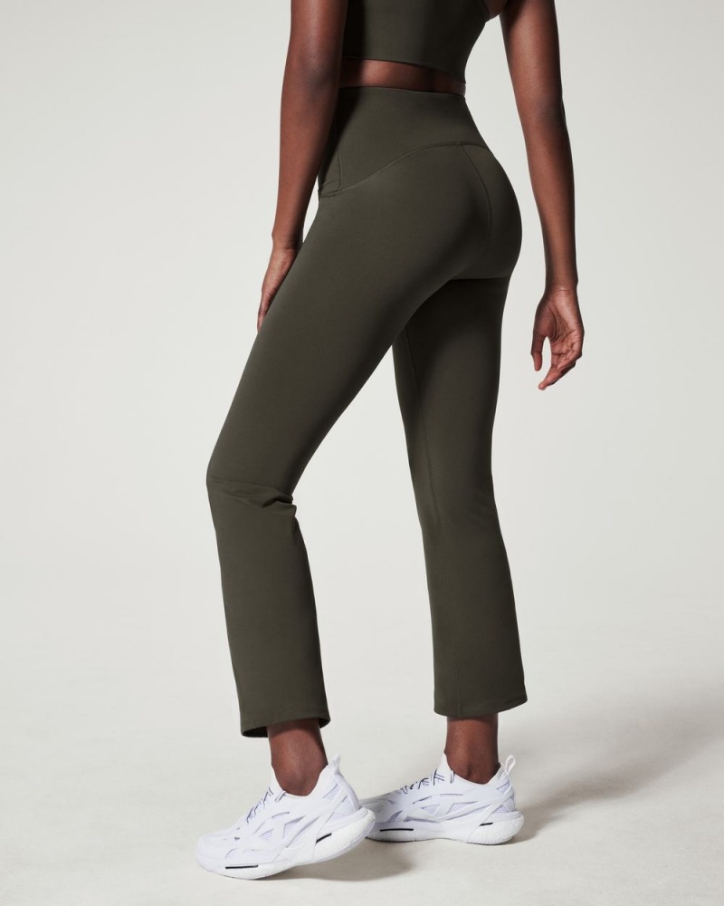 Spanx Booty Boost® Active Ankle Flare Pant Olive | PRSZJIW-31