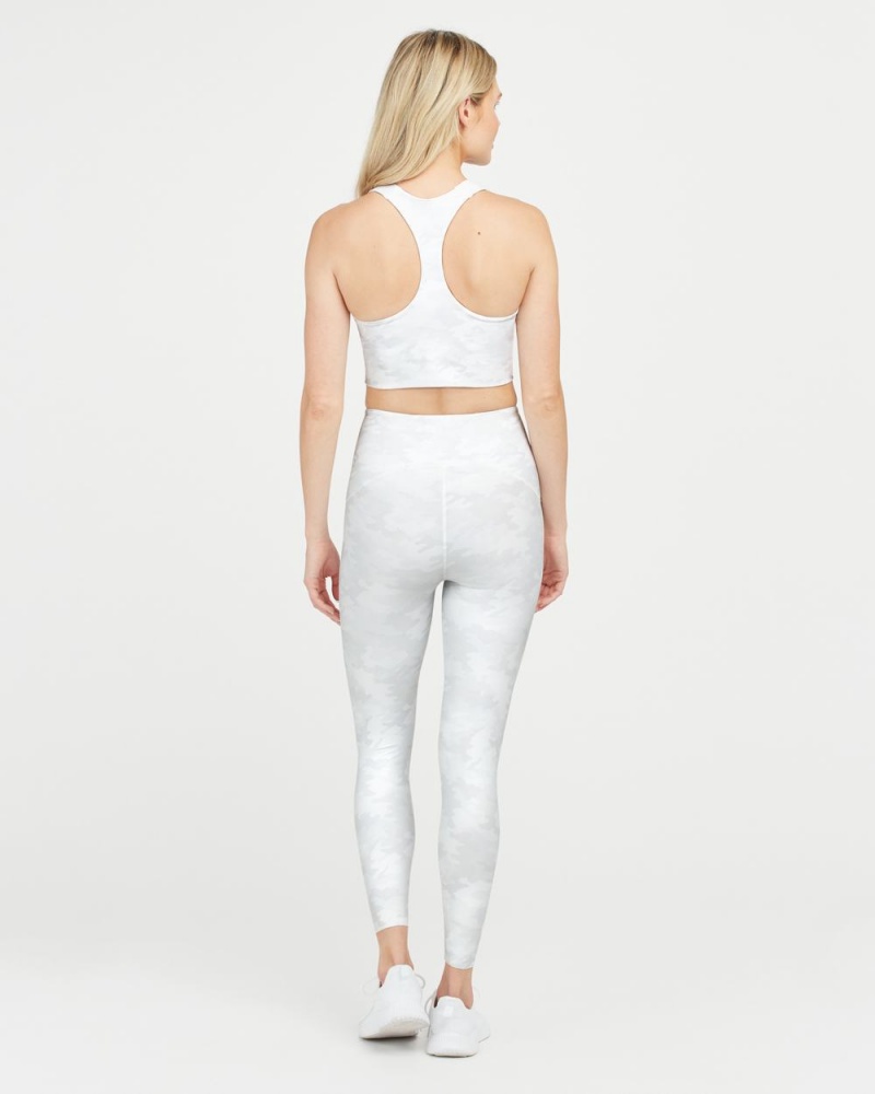 Spanx Booty Boost® Active Camo 7/8 Leggings White Camo | IGYAQXR-50