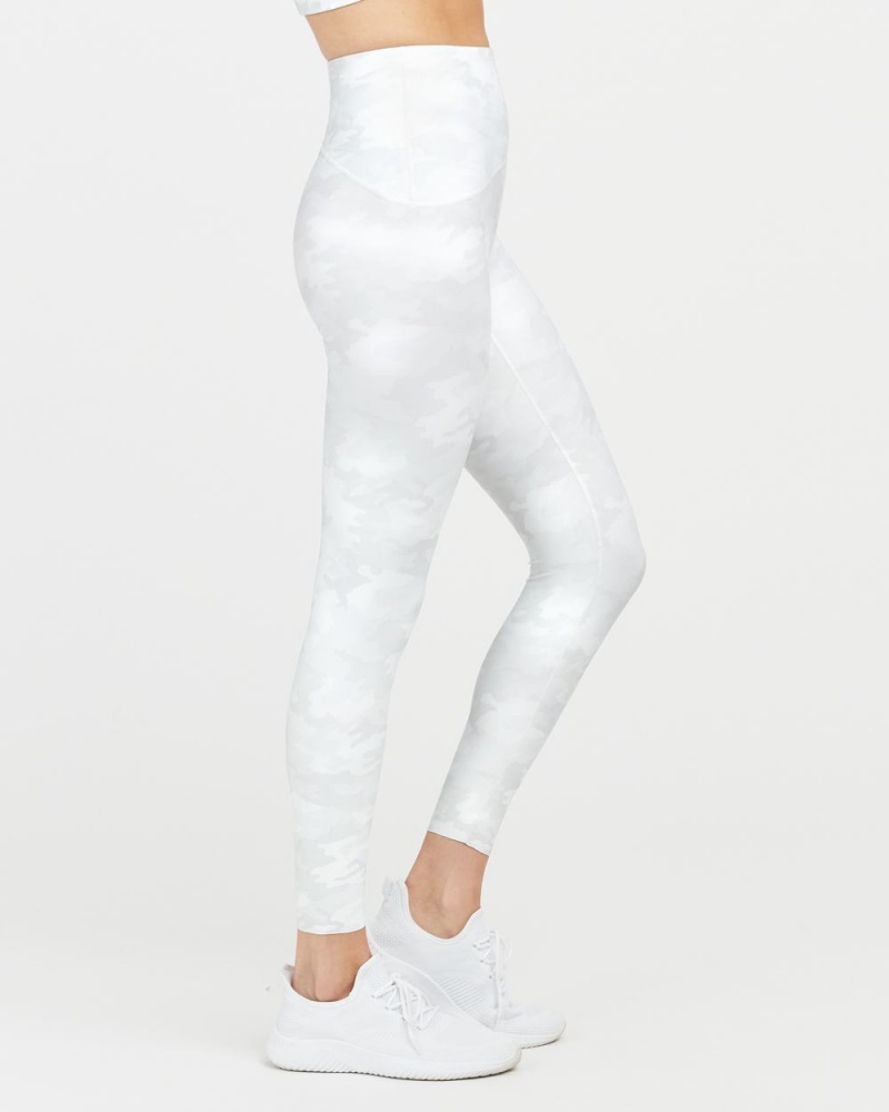 Spanx Booty Boost® Active Camo 7/8 Leggings White Camo | IGYAQXR-50