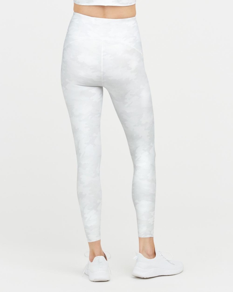 Spanx Booty Boost® Active Camo 7/8 Leggings White Camo | IGYAQXR-50