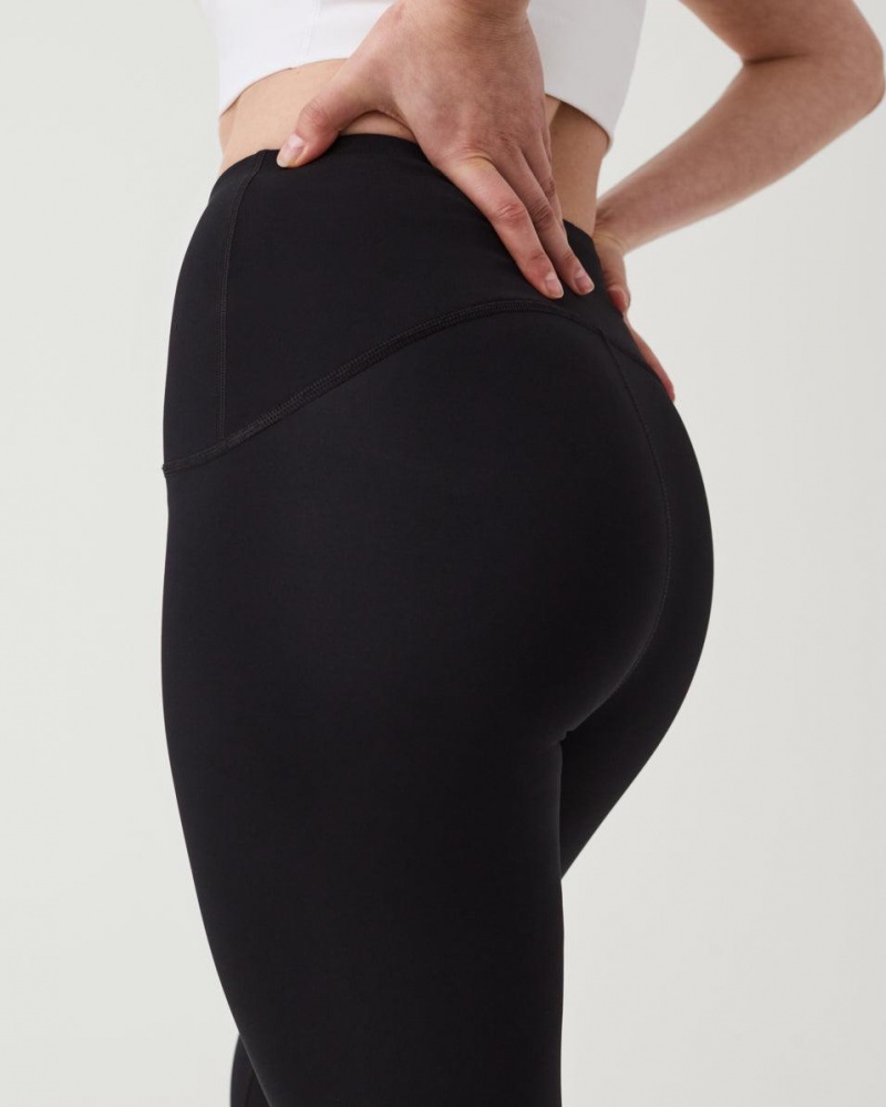 Spanx Booty Boost® Active Knee Leggings Black | YCABJUT-87