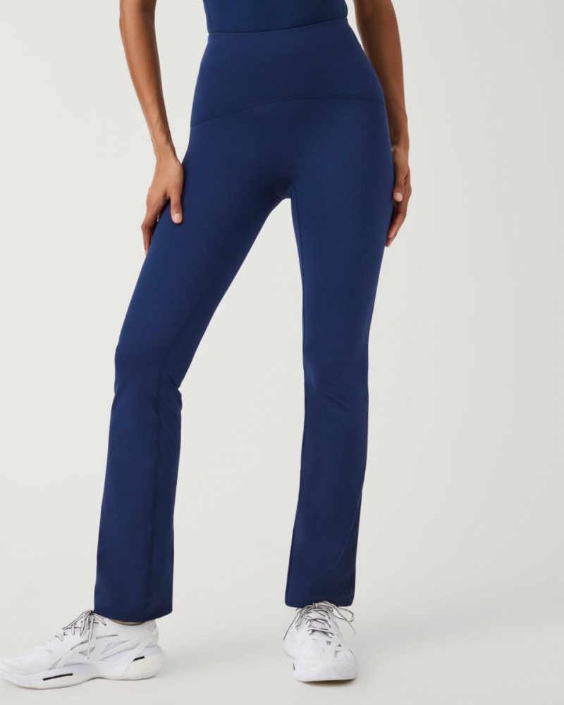 Spanx Booty Boost® Flare Yoga Pant Navy | CGWHBLJ-95