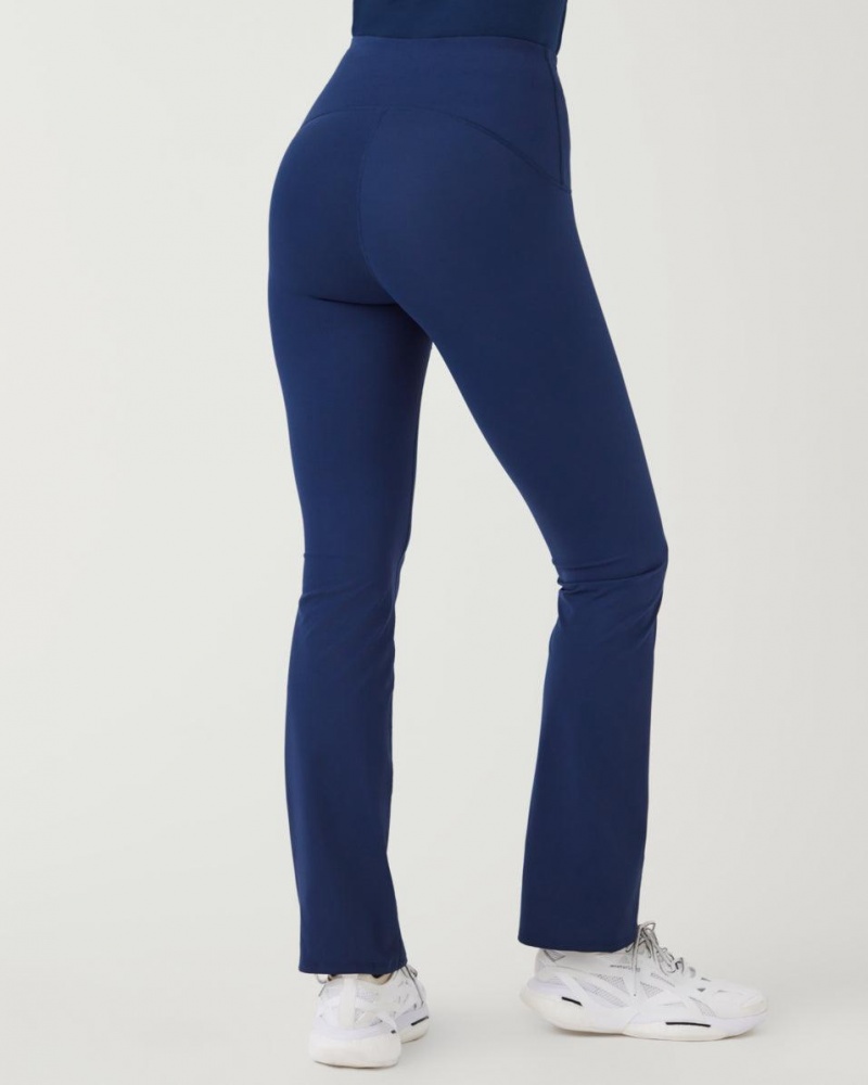 Spanx Booty Boost® Flare Yoga Pant Navy | CGWHBLJ-95