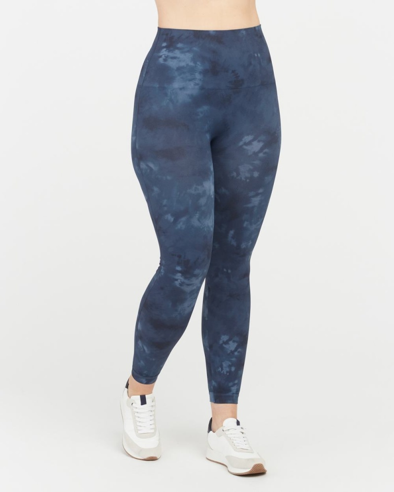 Spanx EcoCare Seamless Leggings Deep Blue | ZFESOJB-30