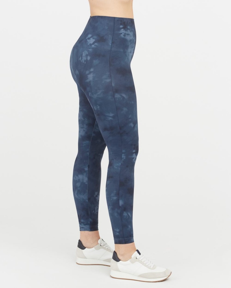 Spanx EcoCare Seamless Leggings Deep Blue | ZFESOJB-30