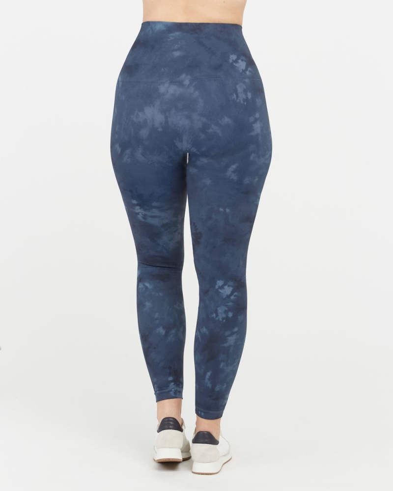 Spanx EcoCare Seamless Leggings Deep Blue | ZFESOJB-30