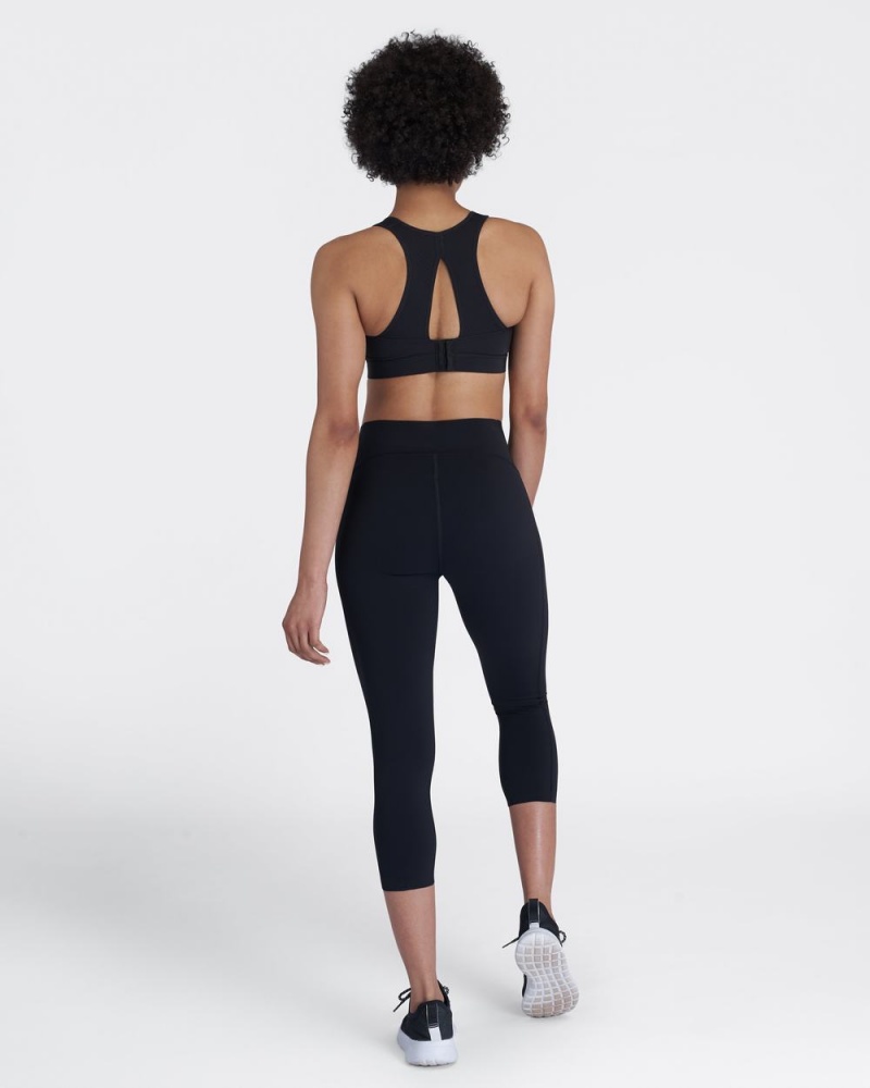 Spanx Every.Wear Active Icon Cropped Leggings Black | WTJBUAG-72