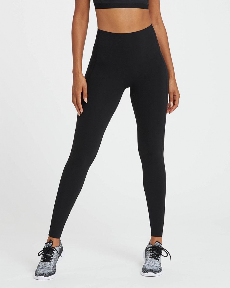 Spanx Every.Wear Active Icon Leggings Black | FKHSLYM-47