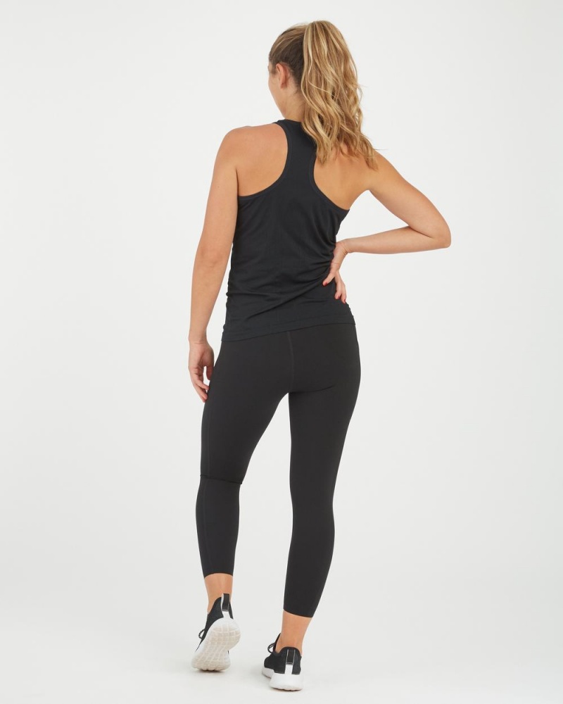 Spanx Every.Wear Icon 7/8 Leggings w/ Pocket Black | KAXIHVW-95