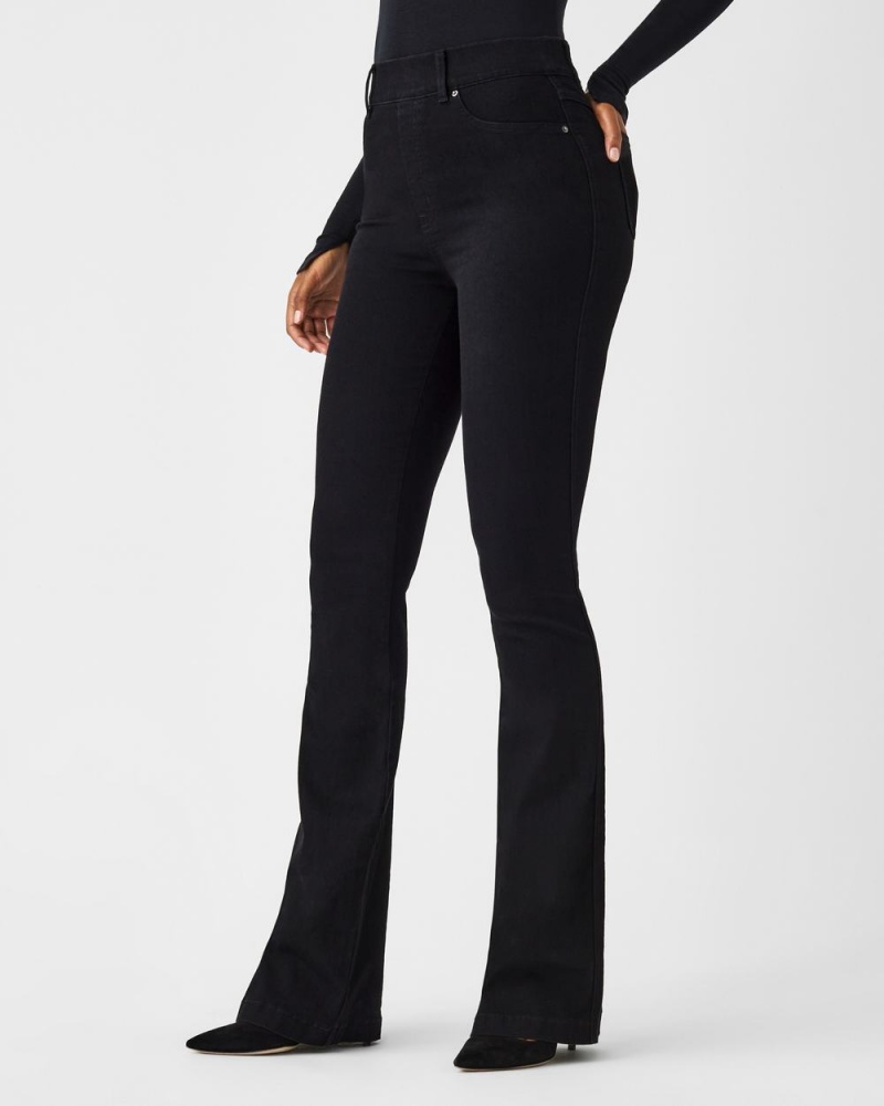 Spanx Flare Jeans Black | FARKTSG-01