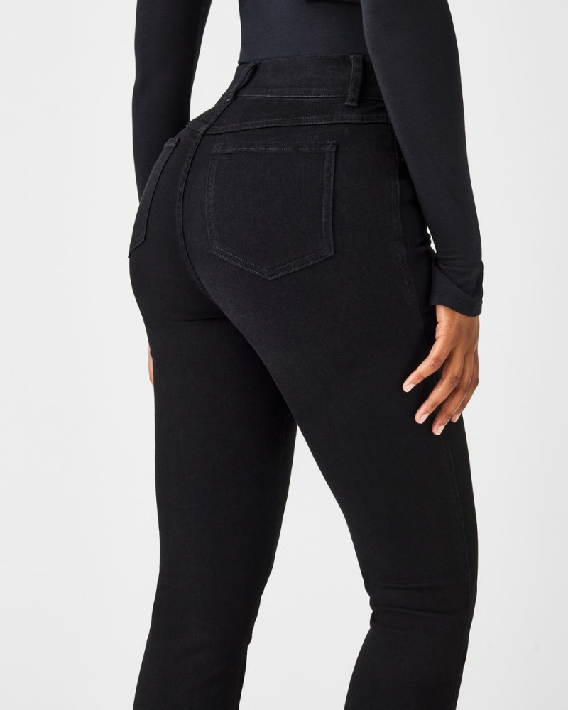 Spanx Flare Jeans Black | SQMDCER-19