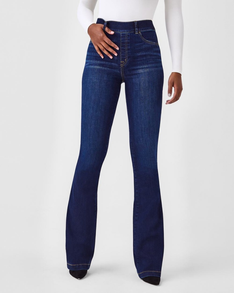 Spanx Flare Jeans Midnight Shade | EGIDQRT-36