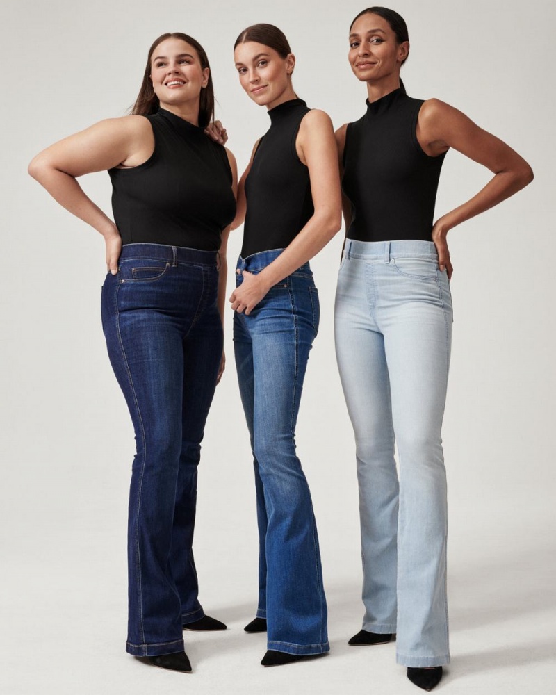 Spanx Flare Jeans Midnight Shade | TOVKDNI-01