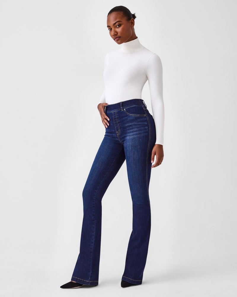 Spanx Flare Jeans Midnight Shade | TOVKDNI-01