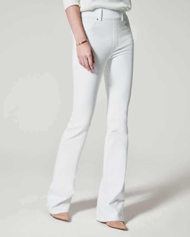 Spanx Flare Jeans White | PARNGKE-89