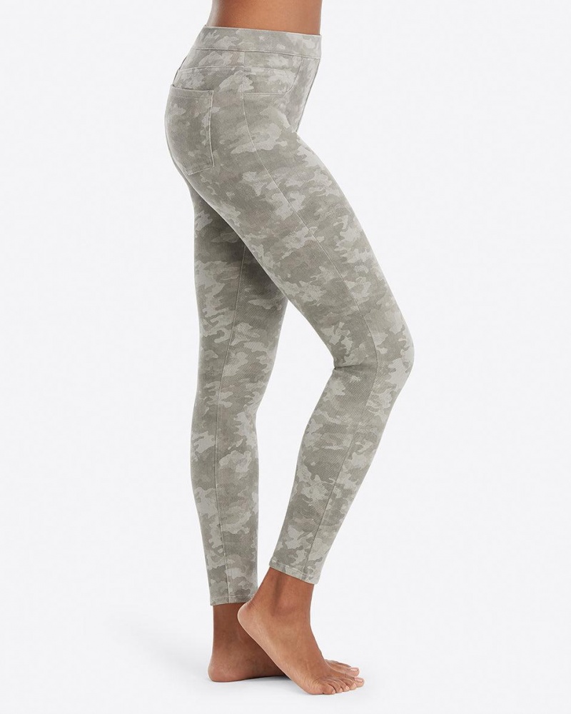 Spanx Jean-ish® Ankle Leggings Camo | RKBPOSJ-56