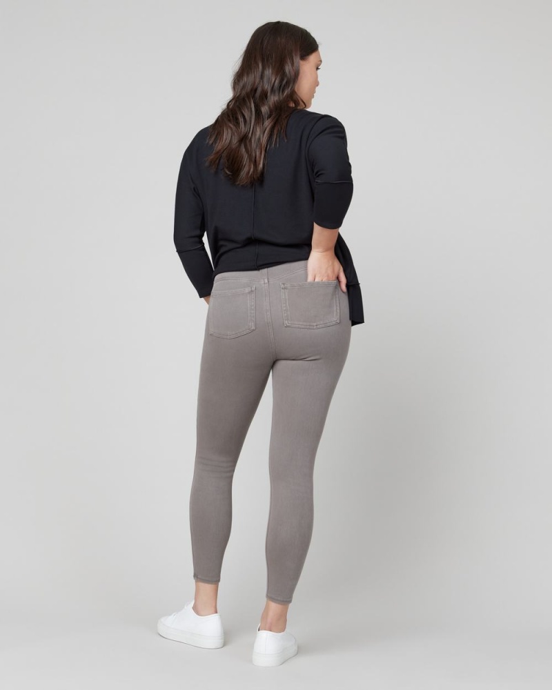 Spanx Jean-ish® Ankle Leggings Grey Brown | RKVDCUI-36