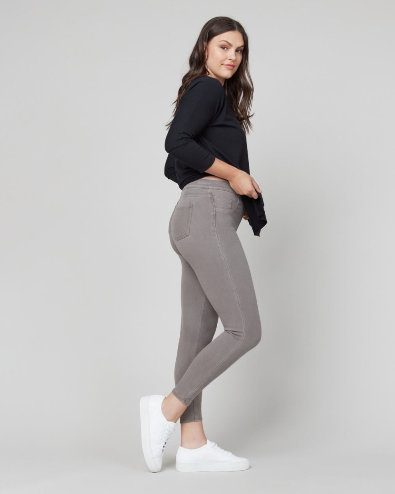 Spanx Jean-ish® Ankle Leggings Grey Brown | RKVDCUI-36